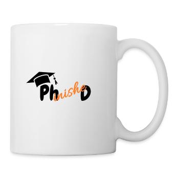 Abschluss Doktor Phinished Universität bestanden - Tasse - Weiß - Rechts
