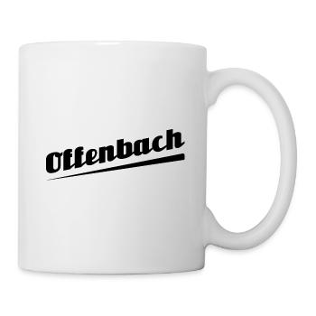 Offenbach - Textdesign mit Stadtnamen - Tasse - Weiß - Rechts