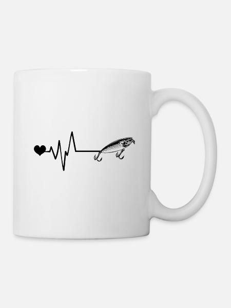 Hameçon Pulse - Mug blanc - blanc