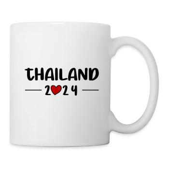 Thailand 2024 Herz Reise - Tasse - Weiß - Rechts