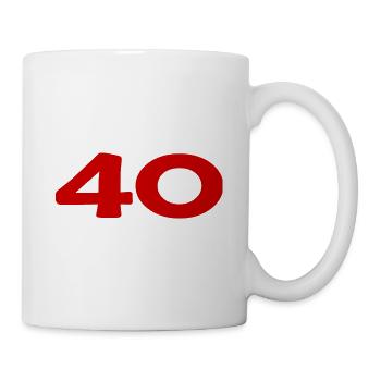 ANNIVERSARY. HAPPY BIRTHDAY. HAPPY BIRTHDAY. - Mug - white - Right