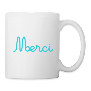 MERCI. MAÎTRESSE. MAÎTRE. MERCI MAÎTRESSE. MAITRE - Mug blanc - blanc - Droite