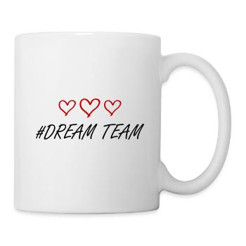 Dream Team Heart Love - Mug blanc - blanc - Droite