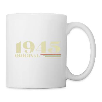 Original 1945 Vintage 1945 anniversaire 1945 rétro - Mug blanc - blanc - Droite