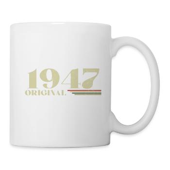 Original 1947 Vintage 1947 Birthday 1947 Retro - Mug - white - Right