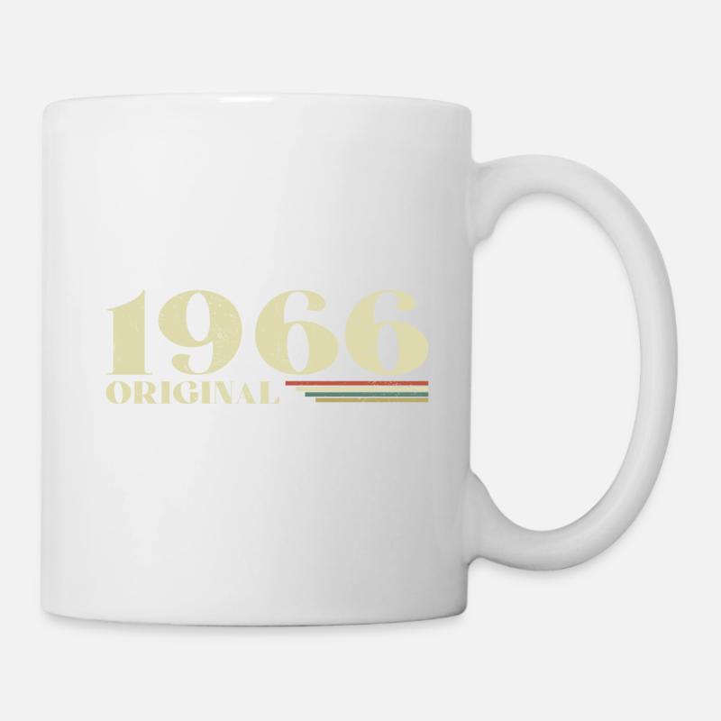 Original 1966 Jahrgang 1966 Geburtstag 1966 Retro - Tasse - Weiß