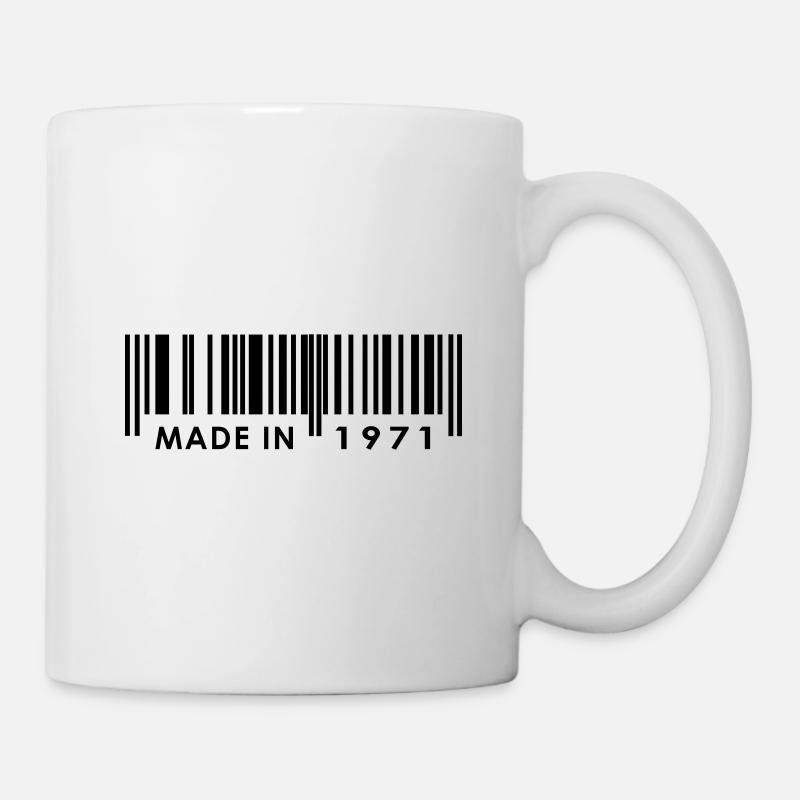 Geburtstag 1971 - Tasse - Weiß