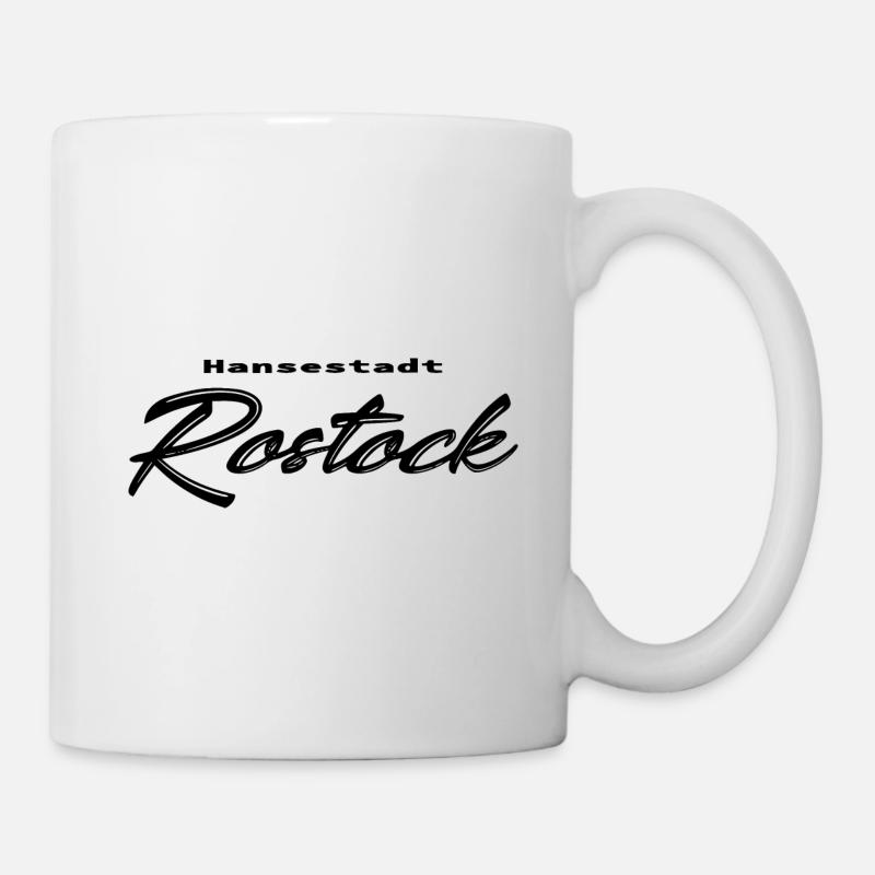 Hansestadt Rostock - Tasse - Weiß