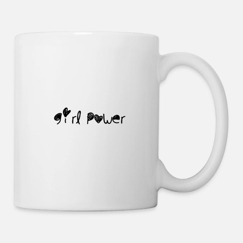 girl power - Mug blanc - blanc
