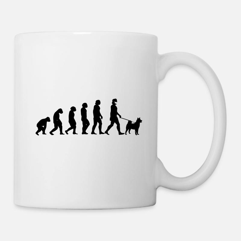 Chien d'évolution - Mug blanc - blanc