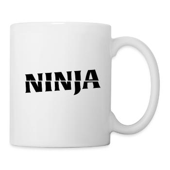 Ninja - Tasse - Weiß - Rechts