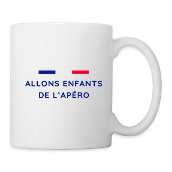 Allons Enfants De L'apero France Alcool Humour - Mug blanc - blanc - Droite
