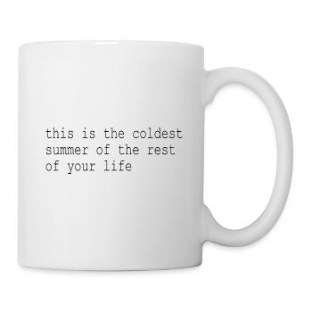 Climate protection slogan - Mug - white - Right