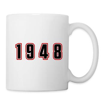 1948 Année Numéro - Mug blanc - blanc - Droite