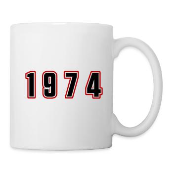 1974 Year Number - Mug - white - Right