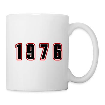 Numéro de l’année 1976 - Mug blanc - blanc - Droite