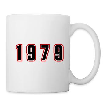 Numéro d’année 1979 - Mug blanc - blanc - Droite