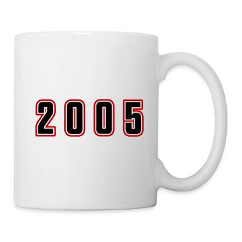 Numéro de l’année 2005 - Mug blanc - blanc - Droite