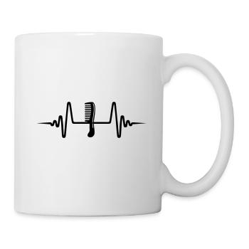 Kamm Puls - Tasse - Weiß - Rechts