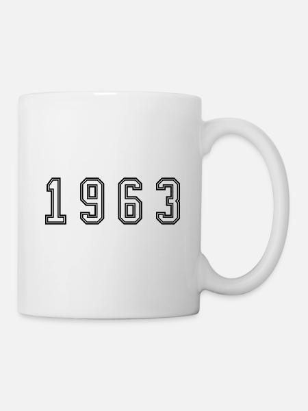 1963 Year Number - Mug - white