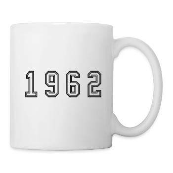 Numéro de l’année 1962 - Mug blanc - blanc - Droite