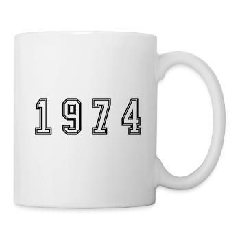 1974 Year Number - Mug - white - Right
