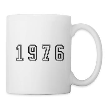 Numéro de l’année 1976 - Mug blanc - blanc - Droite