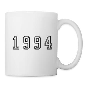 1994 Year Number - Mug - white - Right
