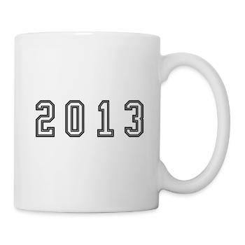 2013 Year Number - Mug - white - Right
