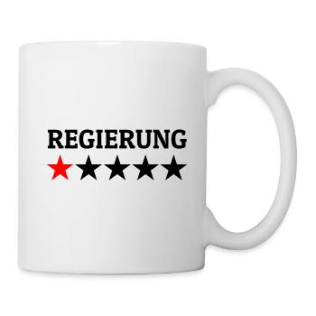 Regierung 1 Stern Bewertung - Tasse - Weiß - Rechts