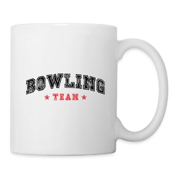 Bowling Team - Tasse - Weiß - Rechts