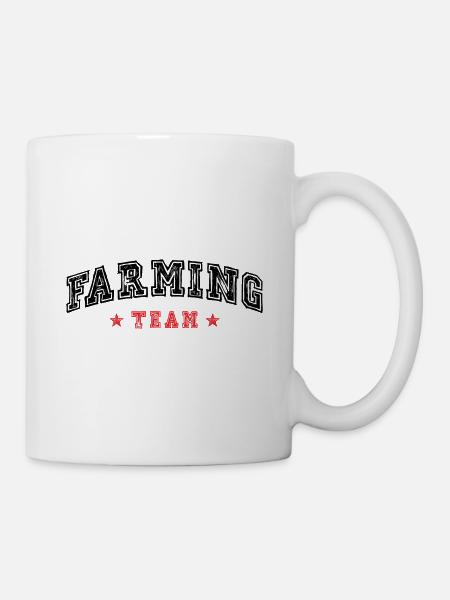 Farming Team - Tasse - Weiß