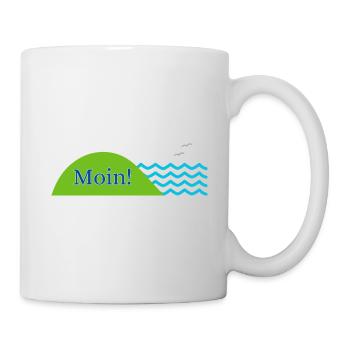 Moin! - Tasse - Weiß - Rechts