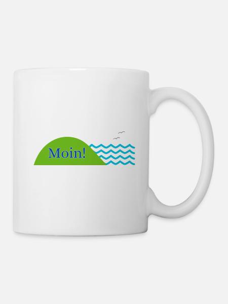 Moin! - Tasse - Weiß