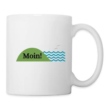 Moin! - Tasse - Weiß - Rechts