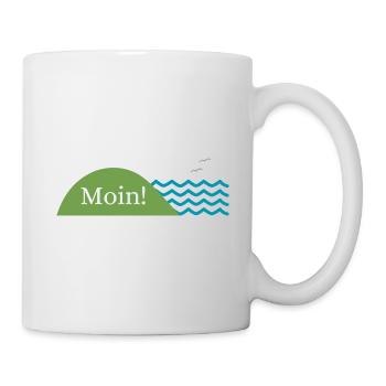 Moin! - Tasse - Weiß - Rechts