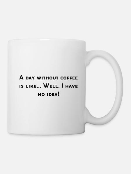 Funny café design - Mug - white