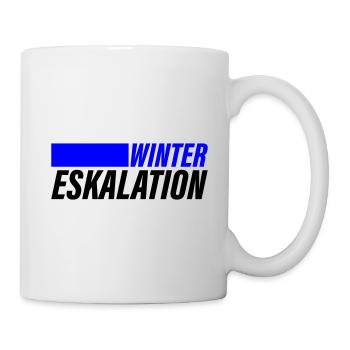 Winter Eskalation - Tasse - Weiß - Rechts