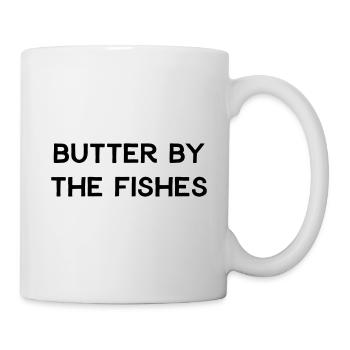 BEURRE PAR LES POISSONS-DENGLISH - Mug blanc - blanc - Droite