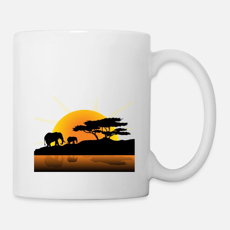 Afrique - Mug blanc - blanc
