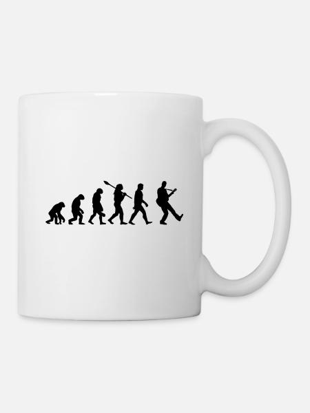 Guitare évolution - Mug blanc - blanc