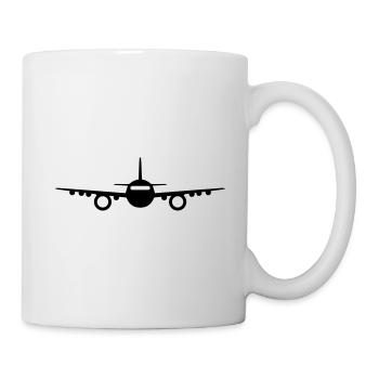 Airplane Icon - Mug - white - Right