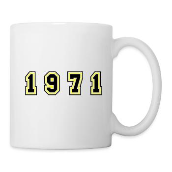1971 Year Number - Mug - white - Right