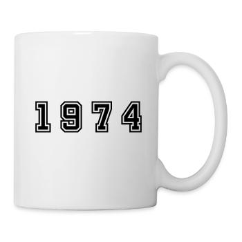 1974 Year Number - Mug - white - Right