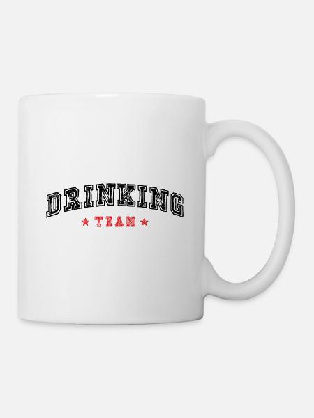 Drinking Team - Tasse - Weiß
