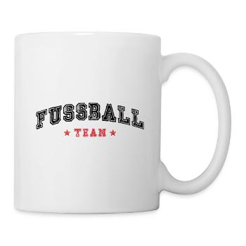 Fussball Team - Tasse - Weiß - Rechts