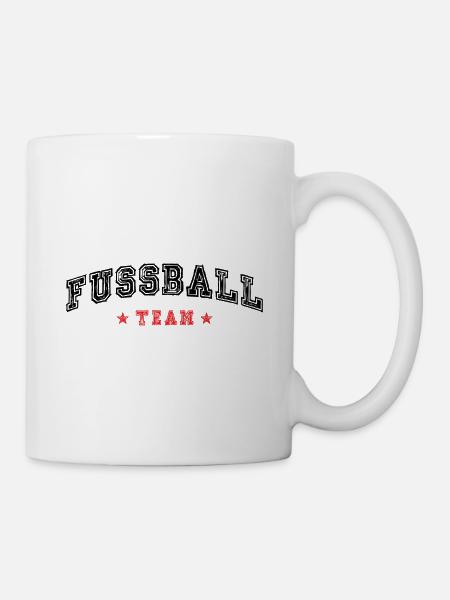 Fussball Team - Tasse - Weiß