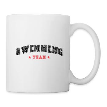 Swimming Team - Tasse - Weiß - Rechts