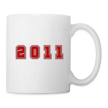 2011 Year Number - Mug - white - Right