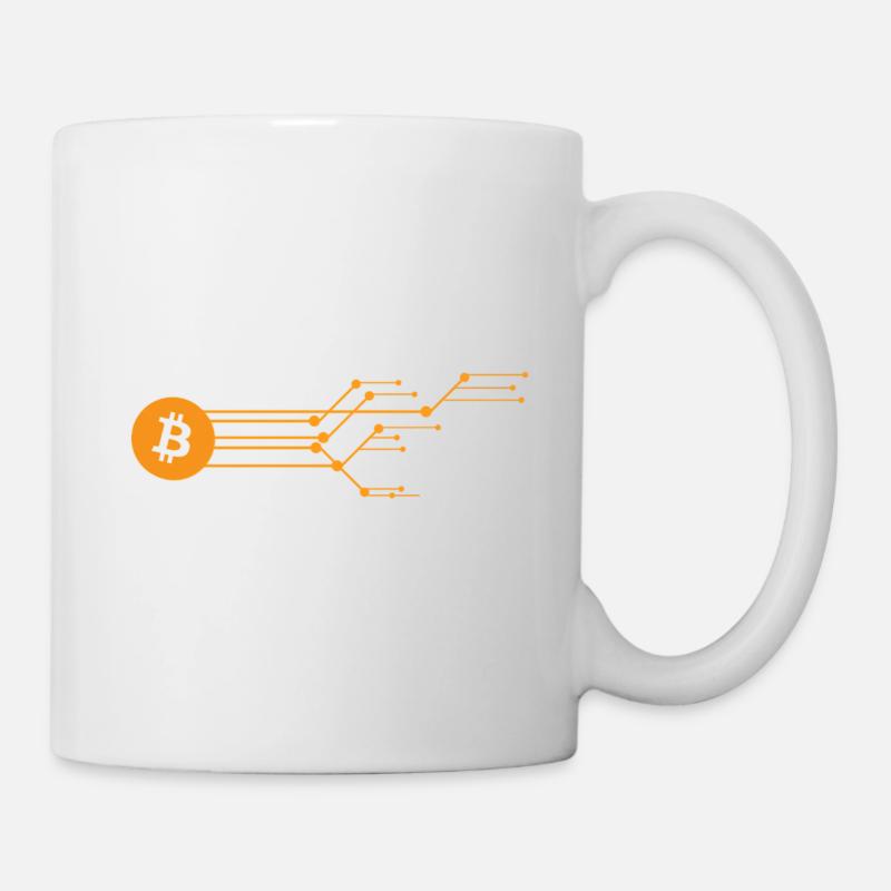 Bitcoin Blockchain - Mug blanc - blanc